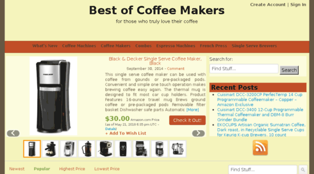 bestofcoffeemakers.com