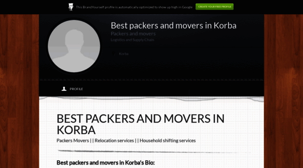 bestpackersandmoversinkorba.brandyourself.com