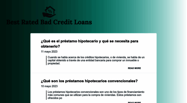 bestratedbadcreditloans.com