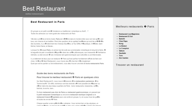 bestrestaurant.fr