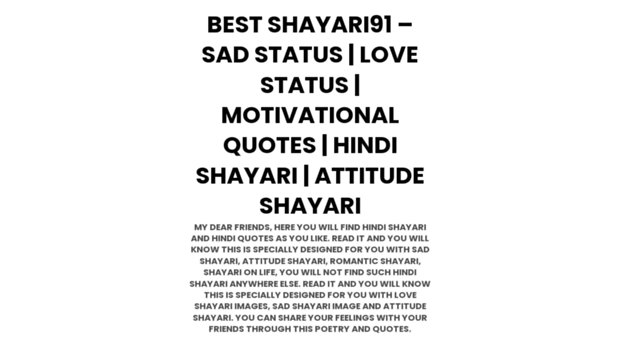 bestshayari91.com