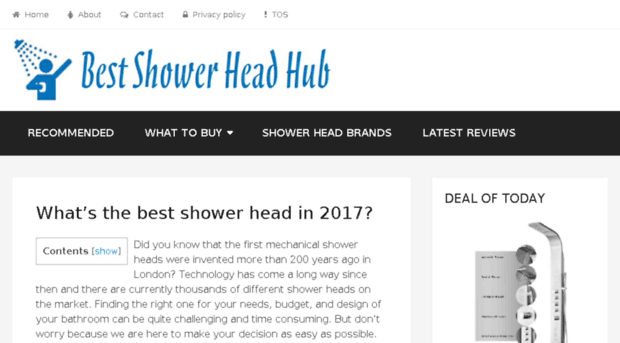 bestshowerheadhub.com