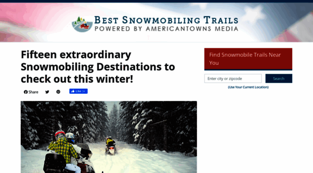 bestsnowmobiletrails.com