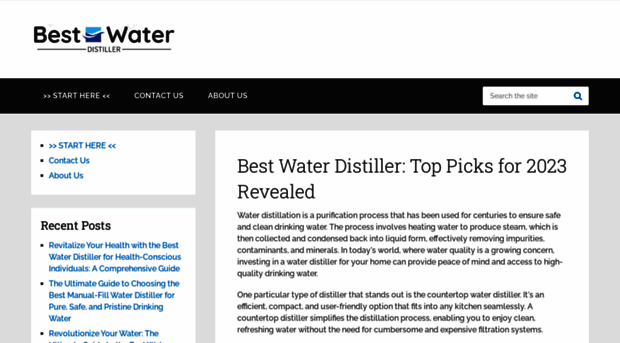 bestwaterdistiller.com