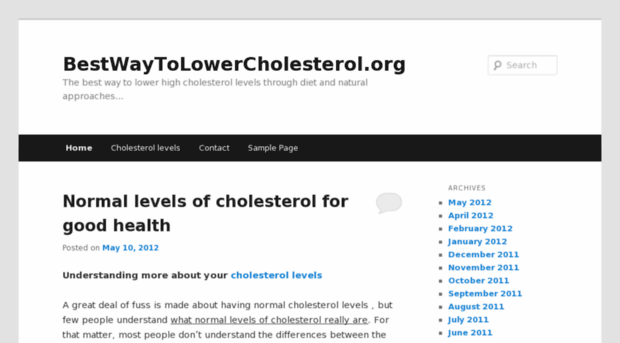 bestwaytolowercholesterol.org