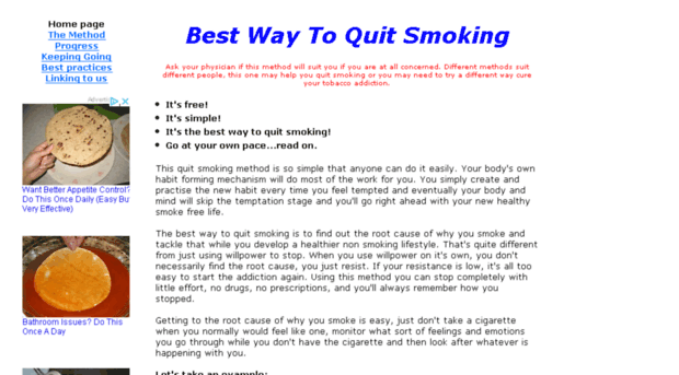 bestwaytoquitsmoking.org