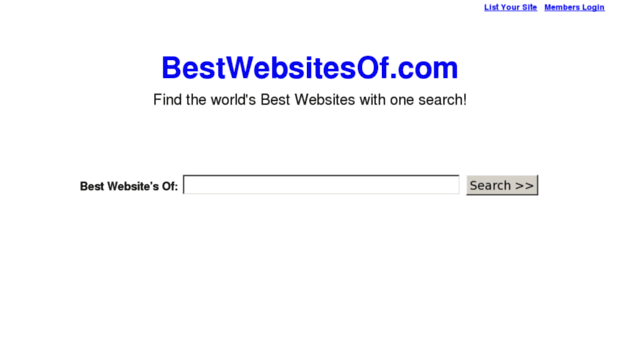 bestwebsitesof.com