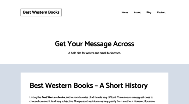 bestwesternbooks.com