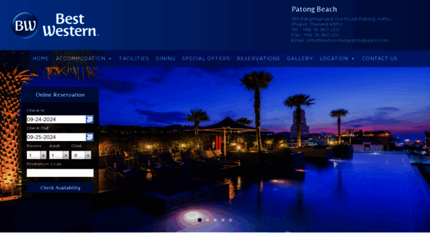 bestwesternpatongbeach.com