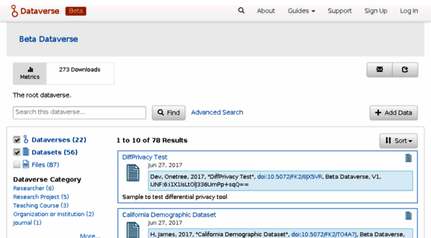 beta.dataverse.org