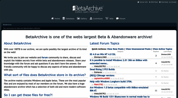 betaarchive.com