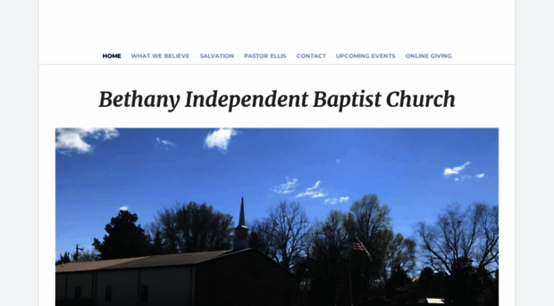 bethanyindependentbaptist.com