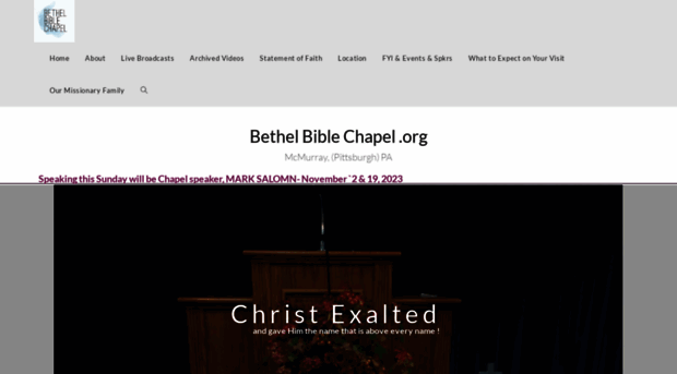 bethelbiblechapel.org