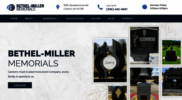 bethelmillermemorials.com