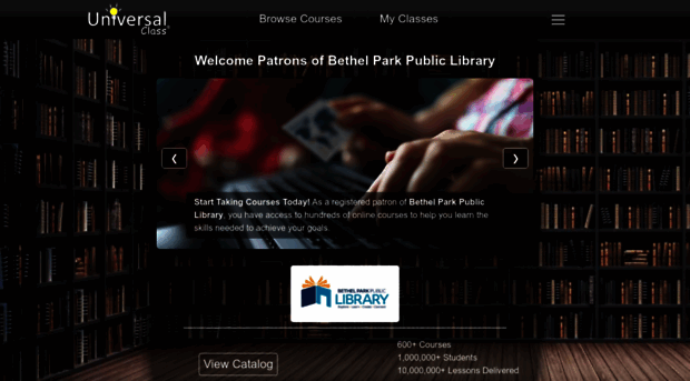 bethelparkpa.universalclass.com