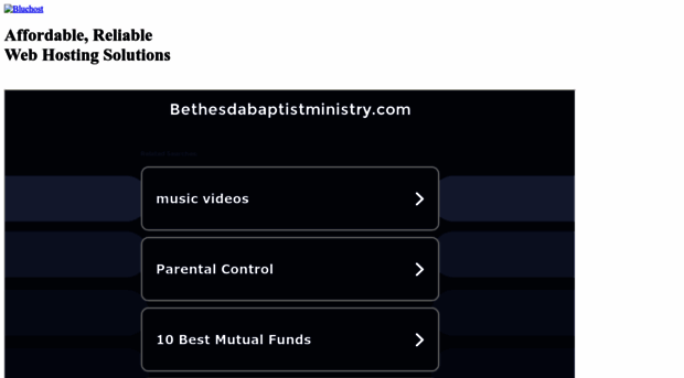 bethesdabaptistministry.com