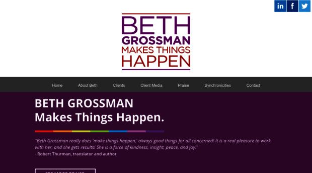 bethgrossmanmakesthingshappen.com