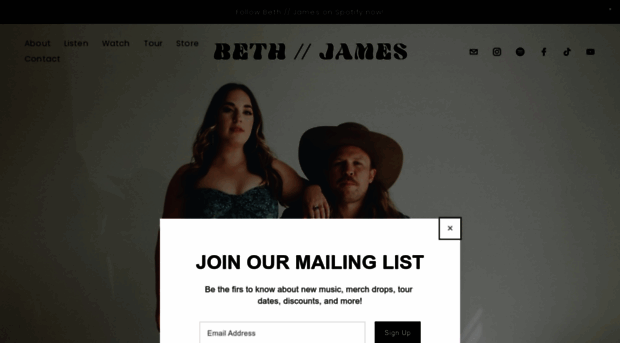 bethjamesband.com