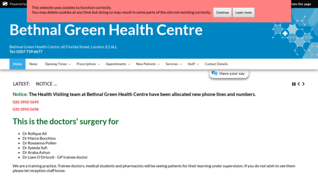 bethnalgreenhealthcentre.nhs.uk