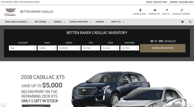 bettenbakercadillac.com