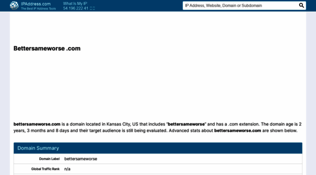 bettersameworse.com.ipaddress.com