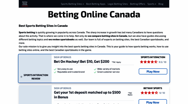 bettingonlinecanada.com