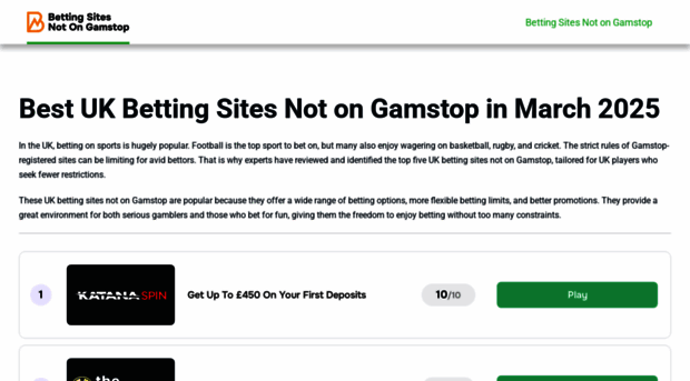 bettingsitesnotongamstop.com