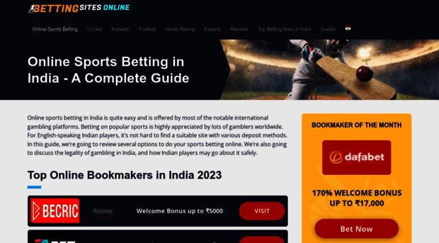 bettingsitesonline.in