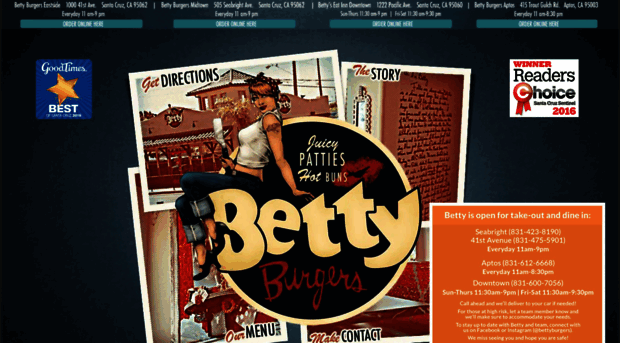 bettyburgers.com