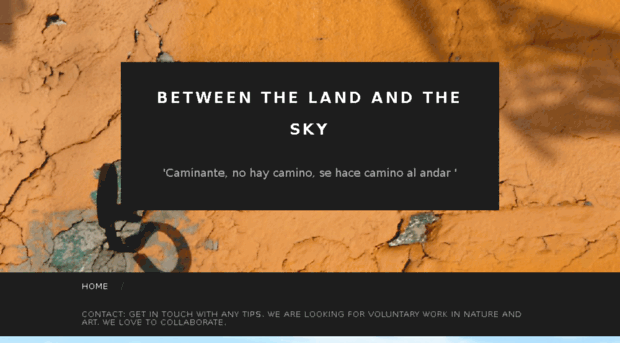 betweenthelandandthesky.com