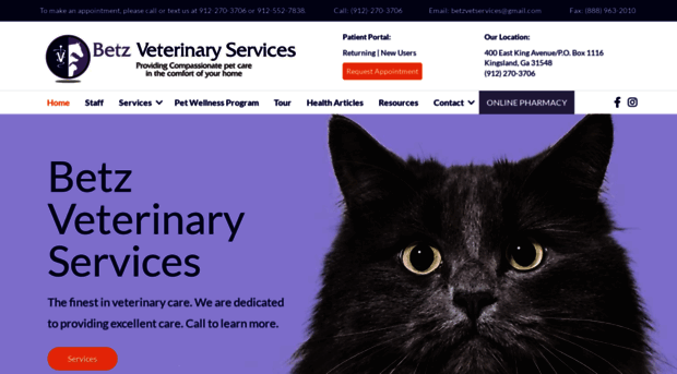 betzveterinaryservices.com