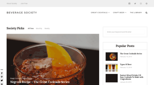 beveragesociety.com