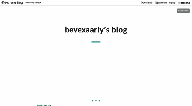 bevexaarly.hatenablog.com