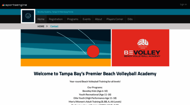 bevolleyacademy.com