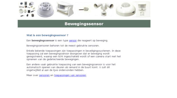 bewegingssensor.be