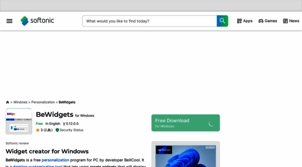 bewidgets.en.softonic.com