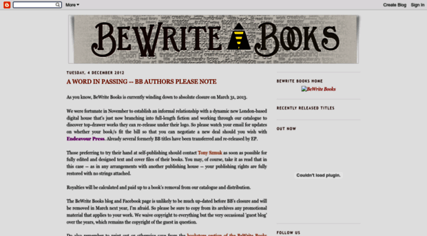 bewritebooks.blogspot.com