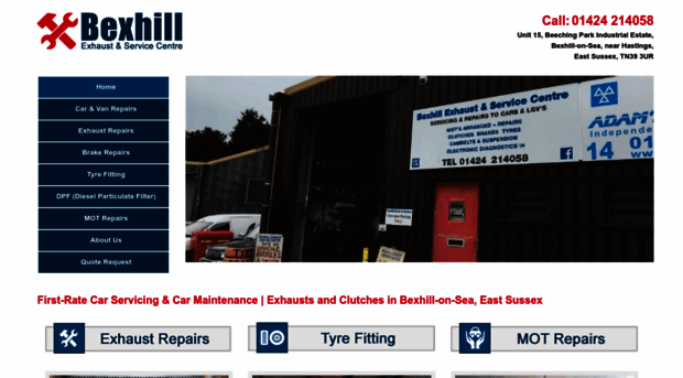 bexhillexhaustsandgarage.co.uk