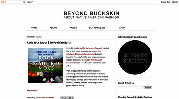 beyondbuckskin.blogspot.com