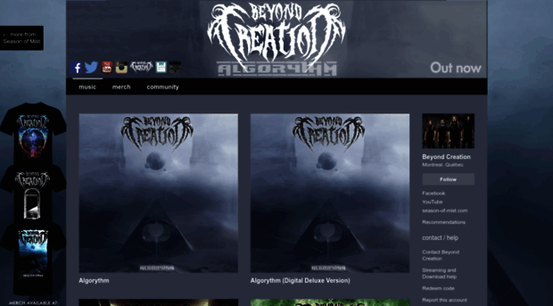 beyondcreation.bandcamp.com