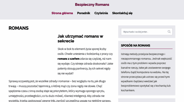 bezpiecznyromans.pl