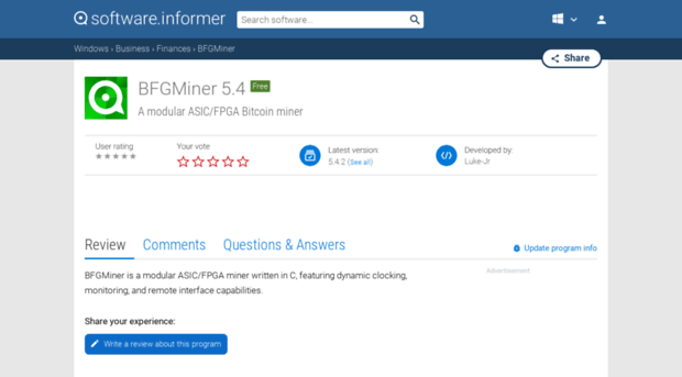 bfgminer.software.informer.com