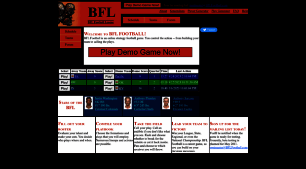 bflfootball.com