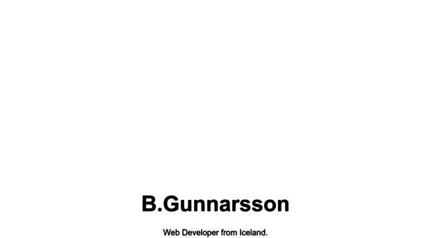 bgunnarsson.com