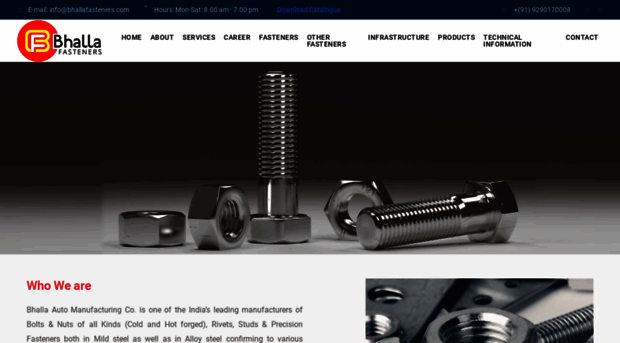 bhallafasteners.com