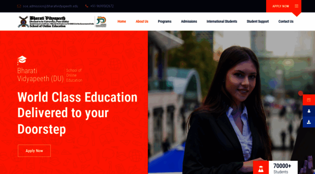 bharatividyapeethonline.com