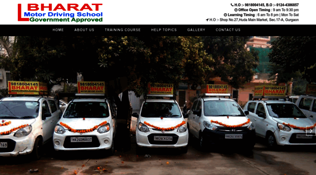 bharatmotordrivingschool.in