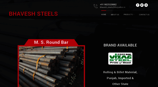 bhaveshsteels.com