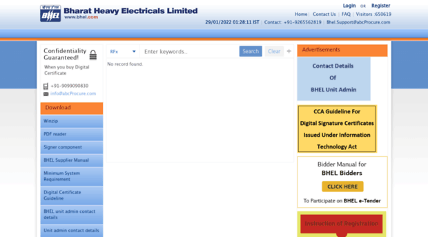 bhel.abcprocure.com