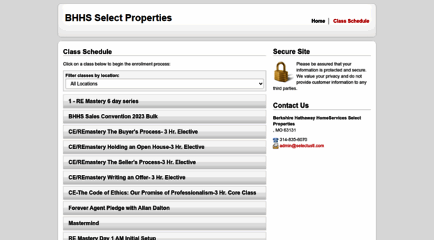 bhhsselectstl.enrollware.com